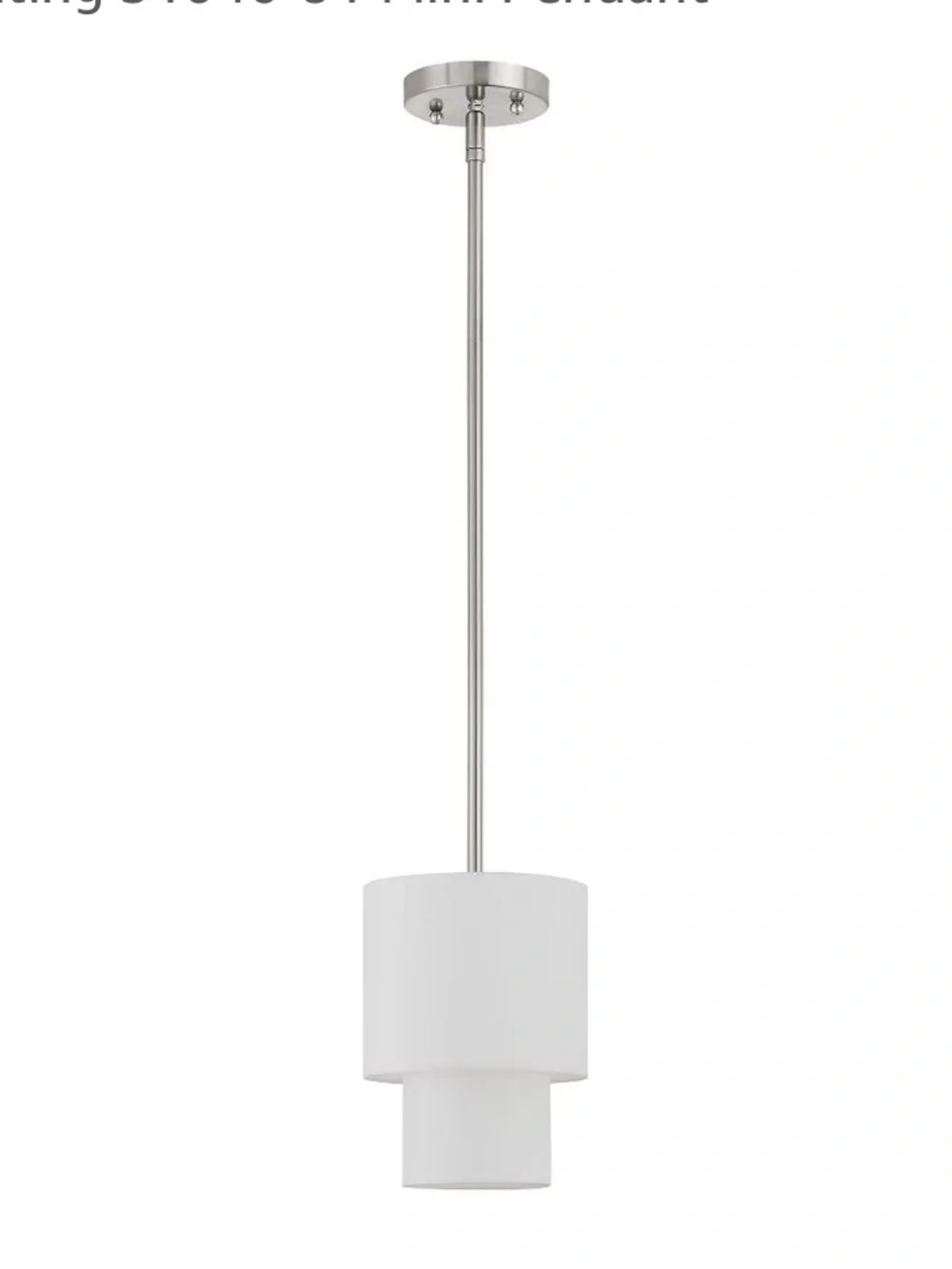 Mini Pendant Light - BRUSHED SILVER